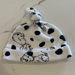 Disney Dalmatian Kids Knot Hat - Black and White